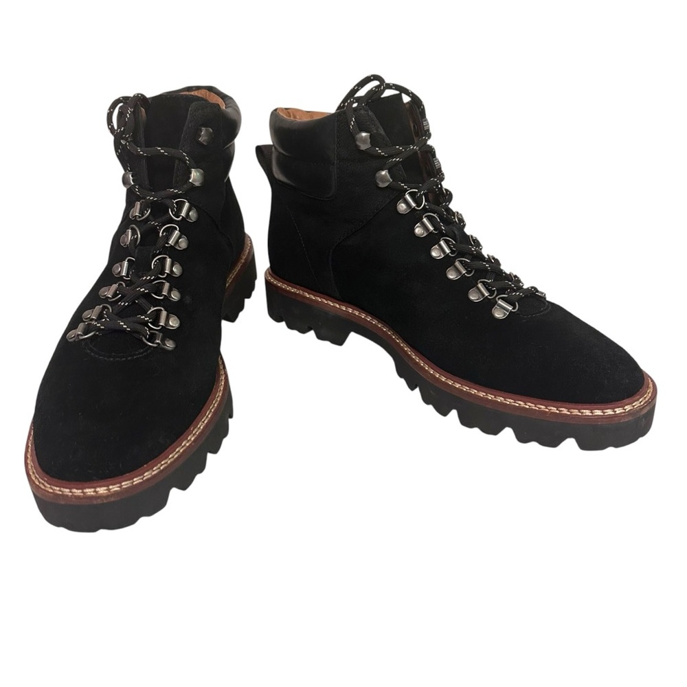 Madewell Citywalk Leather Lugsole Y2K‎ Streetwear Grannycore Boot Black Size 10